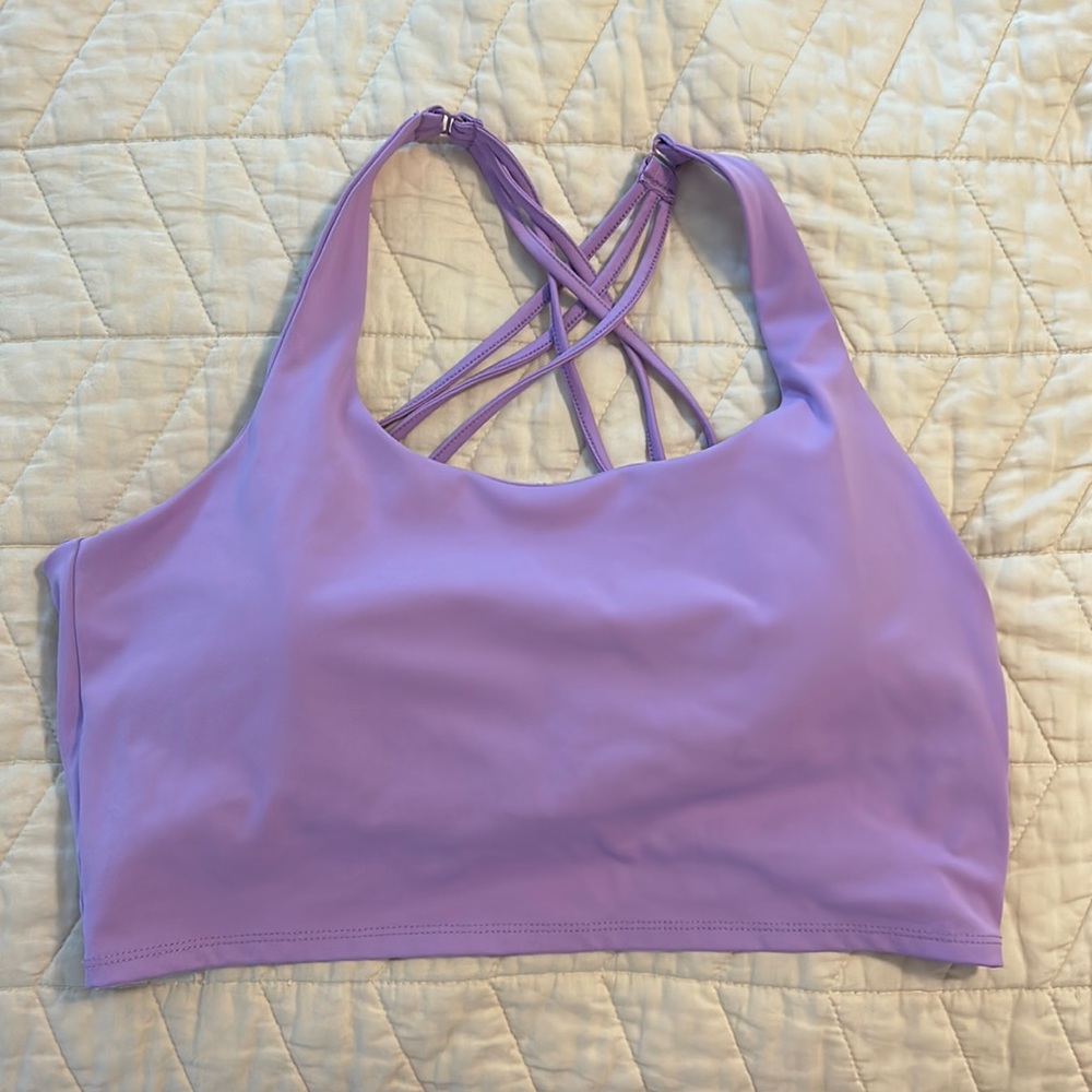 Purple Sports Bra